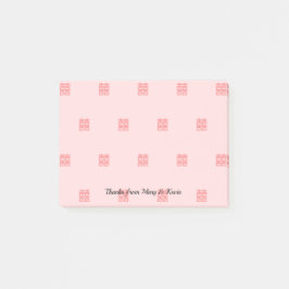 Red Xi Double Happiness Chinese Wedding Couple Post-it® Notes