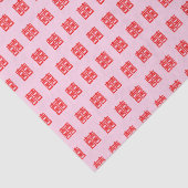 Red Xi Double Happiness Chinese Wedding Tissuepapier (Detail)