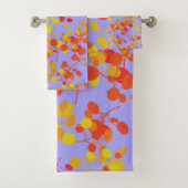 Red Yellow ans Oranje Eesty Seeds Design Bad Handdoek (Insitu)