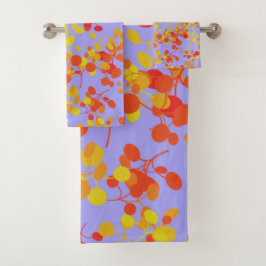 Red Yellow ans Oranje Eesty Seeds Design Bad Handdoek
