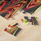 Red Yellow Apple Garden Abstract Legpuzzel (Zijkant)