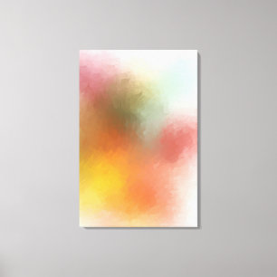 Red Yellow Blue Modern kleurrijk Abstract kunstwer Canvas Afdruk