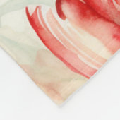 Red Yellow Blue Tulip Flowers Fleece Deken (Hoek)