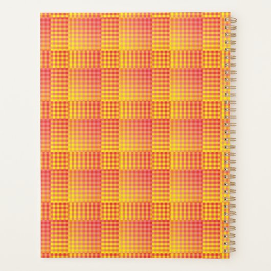 Red Yellow Checker Abstract Pattern (Dos)