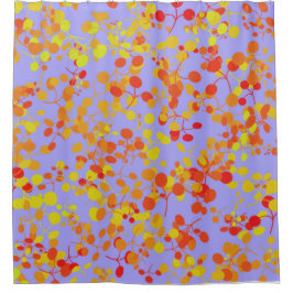 Red Yellow en Oranje Esteit Seeds Design Douchegordijn