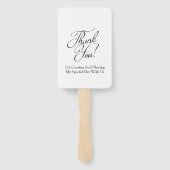 Red Yellow Fire and Dove-bevestiging bewerkbaar Handwaaier (Achterkant)