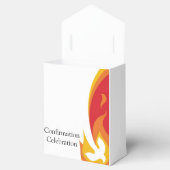 Red Yellow Fire and Dove Confirmation Bedankdoosjes (Geopend)