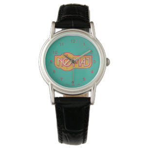 Red & Yellow NO-MAJ™-badge Horloge