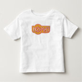 Red & Yellow NO-MAJ™-badge Kinder Shirts (Voorkant)