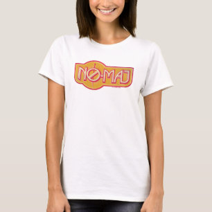 Red & Yellow NO-MAJ™-badge T-shirt