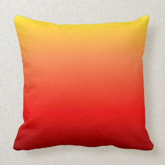 Red Yellow Ombre Sierkussen