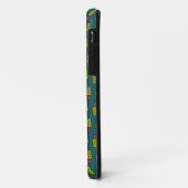 Red Yellow Turquoise Tribal : Coque iPhone 5/5s (Dos/Gauche)
