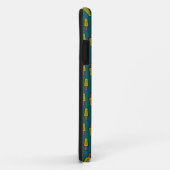 Red Yellow Turquoise Tribal : Coque iPhone 5/5s (Dos/Droite)
