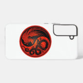 Red Yin Yang Samsung Galaxy Hoesje (Achterkant horizontaal)
