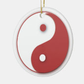 Red Yinyang ornament (Links)