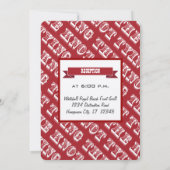 Red Your Photo Wedding Invitations (Dos)
