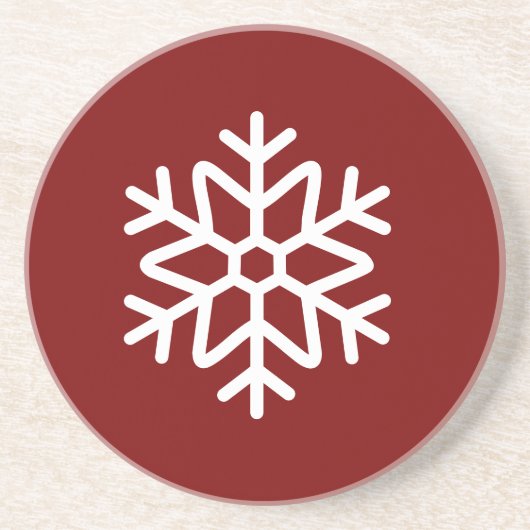 Red zandsteen onderzetter (Voorkant)