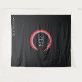 Red Zen Tapestry Wandkleed (Voorkant (horizontaal))