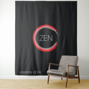 Red Zen Tapestry Wandkleed