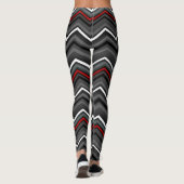 Red Zig Zag... Brain Aneurysm Leggings (Achterkant)