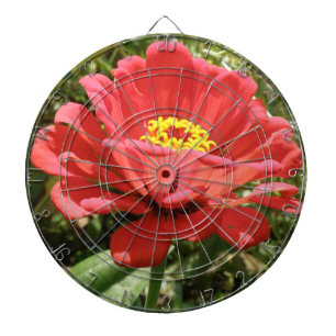 Red Zinnia Dart Board Dartbord