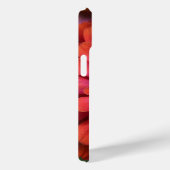Red zinnia - floral iPhone 15 Case (Achterkant / Rechts)
