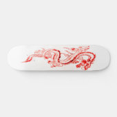 Red Zircon Dragon Skateboard (Horizontaal)