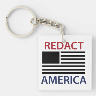 REDACT AMERICA T-Shirt Sleutelhanger