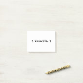 [ REDACTED ] Minimalist Professional Post-it Notes (Sur un bureau)
