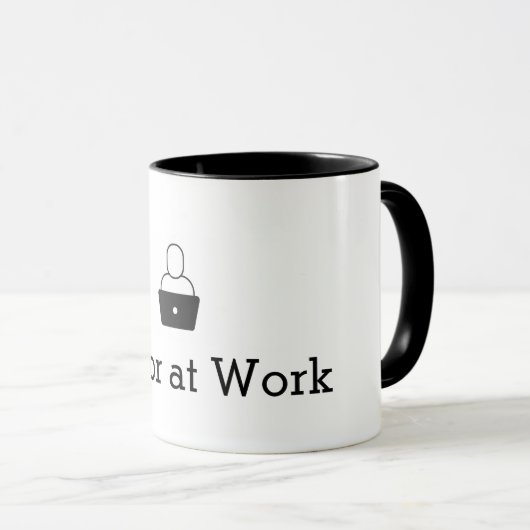 Rédacteur en chef de Work Mug (Devant droit)