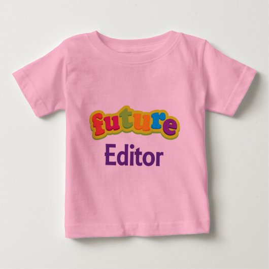 Redacteur (Future) Baby Baby T-Shirt (Voorkant)