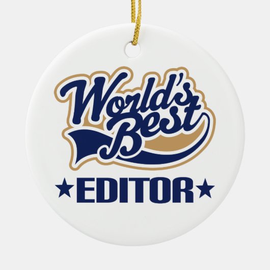 Redacteur Gift Ornament (Voorkant)