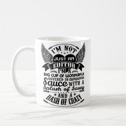 Redactie voor de Mok Koffiebeker Funny Gifts for W (Links)
