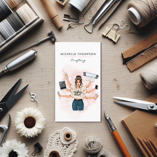 Rédaction Queen Crafter QR Code Carte de visite