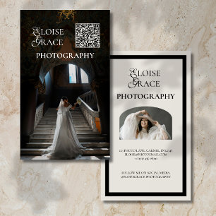 Redactioneel Script QR-code en Photo Professional Visitekaartje