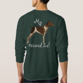Redactionele Duitse Shorthaired Pointer Trui (Achterkant)