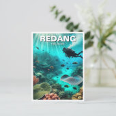 Redang Malaysia Scuba Diving Briefkaart (Staand voorkant)