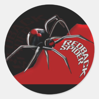 Redback Spider Ronde Sticker