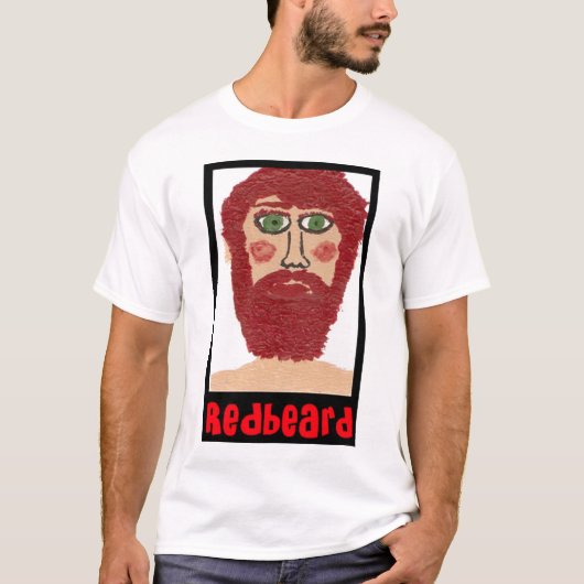 Redbeard T-Shirt door Mandee (Voorkant)