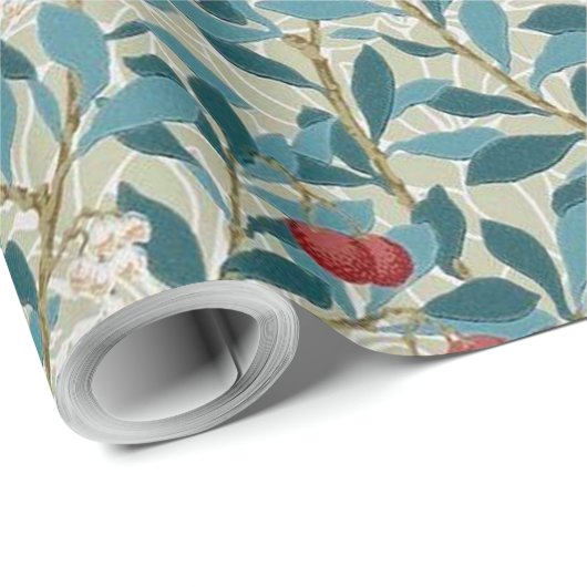 Redberry Tree, William Morris Cadeaupapier (Rol Hoek)