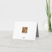 Redbird en Bluets Kaart (Achterkant)