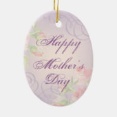 Redbone Coeur maman ornement céramique (Dos)