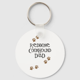 Redbone Coonhound Dad Sleutelhanger