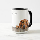 Redbone Coonhound Dog Mok (Voorkant rechts)