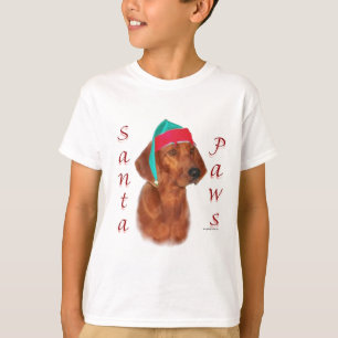 Redbone Coonhound Santa Paws T-shirt