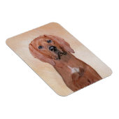 Redbone Coonhound-schildering - Kute Original Dog  Magneet (Rechterzijde)
