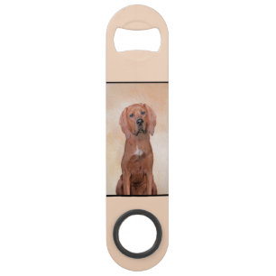 Redbone Coonhound-schildering - Kute Original Dog  Speed Flessenopener