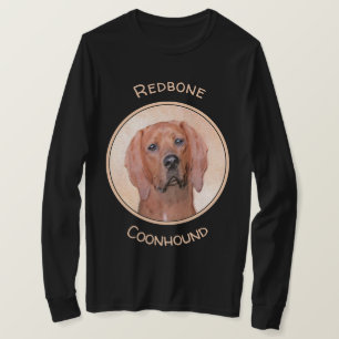 Redbone Coonhound-schildering - Kute Original Dog  T-shirt