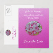 Redbud Blossom-items Aankondigingskaart (Voorkant / Achterkant)