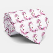 Redbud en honingbijen in Springtime Stropdas (Opgerold)